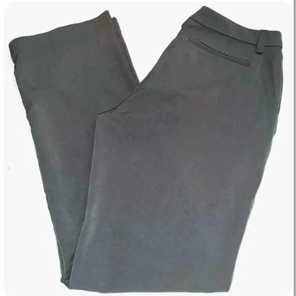 NWT GLORIA VANDERBILT Prudence Stretch Slacks Pants Grey Mountain Size 16 - Picture 2 of 7